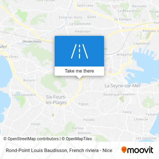 Mapa Rond-Point Louis Baudisson
