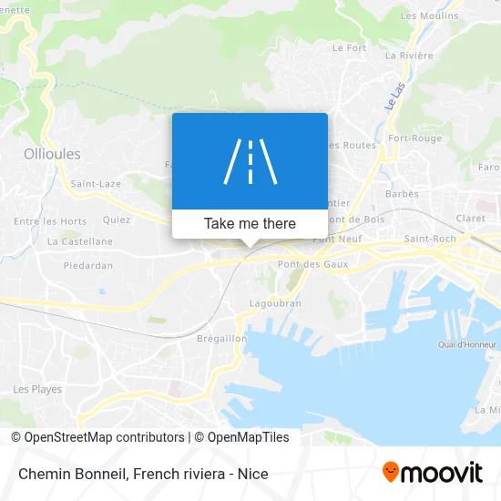 Chemin Bonneil map