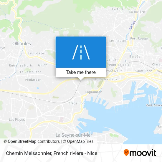 Chemin Meissonnier map
