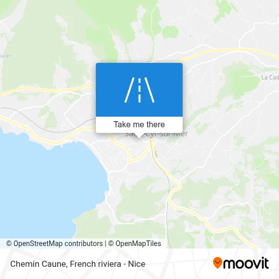 Chemin Caune map