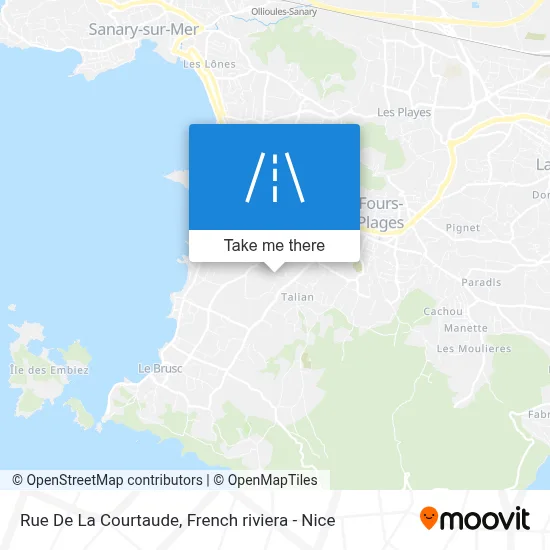 Rue De La Courtaude map