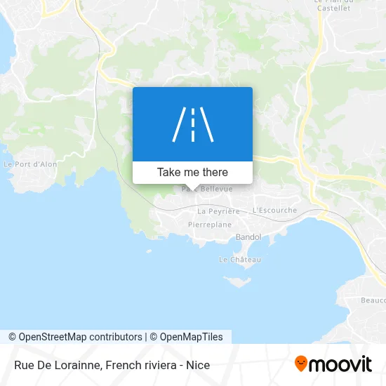 Rue De Lorainne map