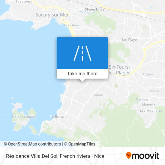 Résidence Villa Del Sol map