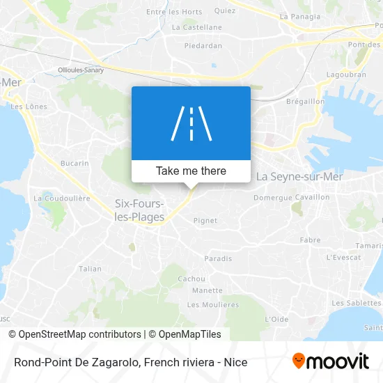 Rond-Point De Zagarolo map