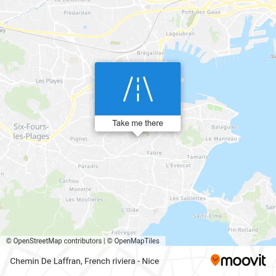 Chemin De Laffran map