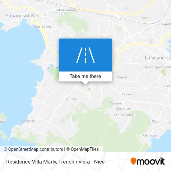 Résidence Villa Marly map