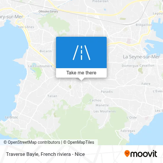 Traverse Bayle map