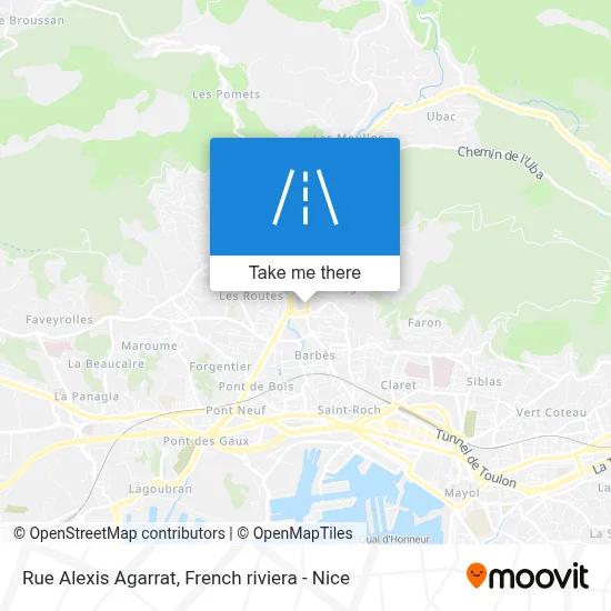 Rue Alexis Agarrat map