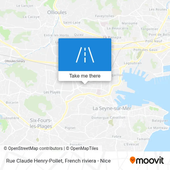 Rue Claude Henry-Pollet map