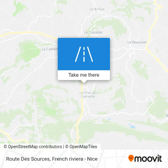 Route Des Sources map
