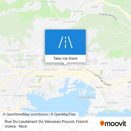 Rue Du Lieutenant De Vaisseau Poucel map