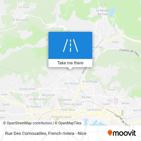 Rue Des Cornouailles map