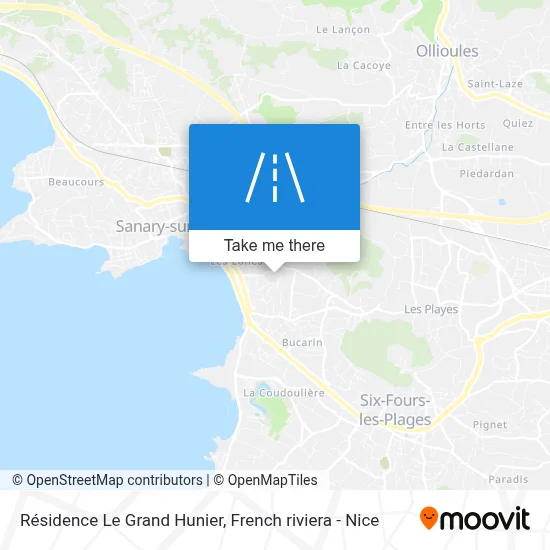 Résidence Le Grand Hunier map