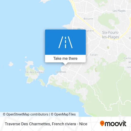 Traverse Des Charmettes map