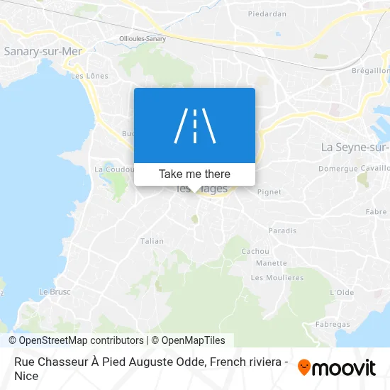 Rue Chasseur À Pied Auguste Odde map