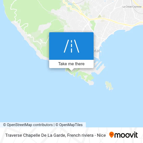 Traverse Chapelle De La Garde map