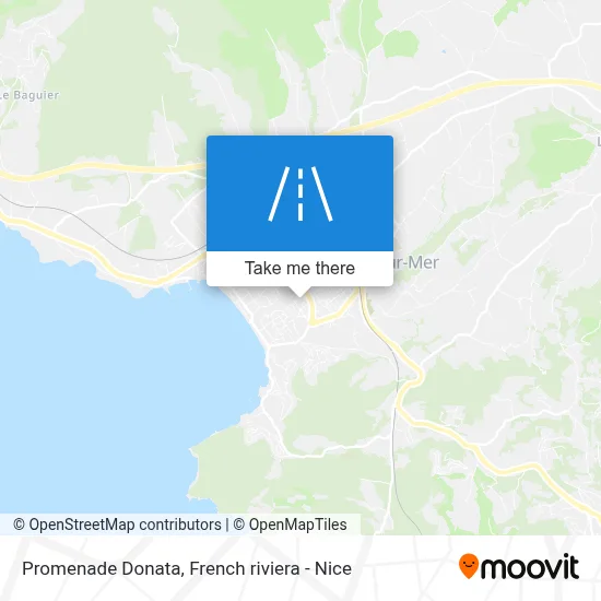 Promenade Donata map