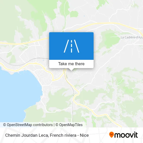 Chemin Jourdan Leca map