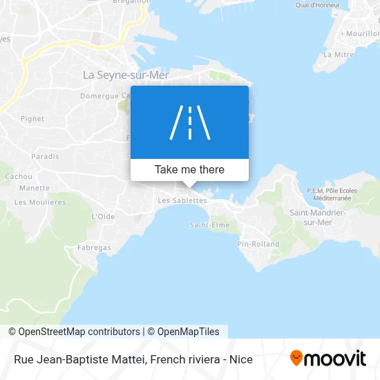 Mapa Rue Jean-Baptiste Mattei