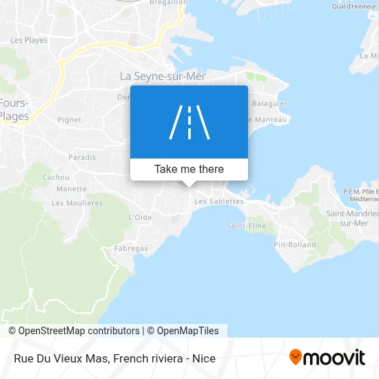 Rue Du Vieux Mas map