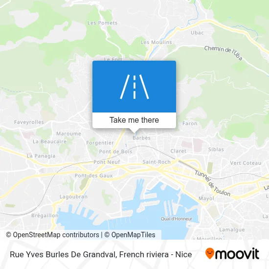 Rue Yves Burles De Grandval map