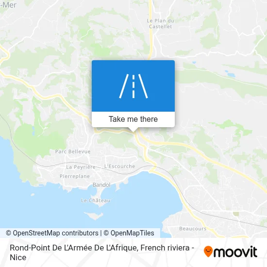 Rond-Point De L'Armée De L'Afrique map