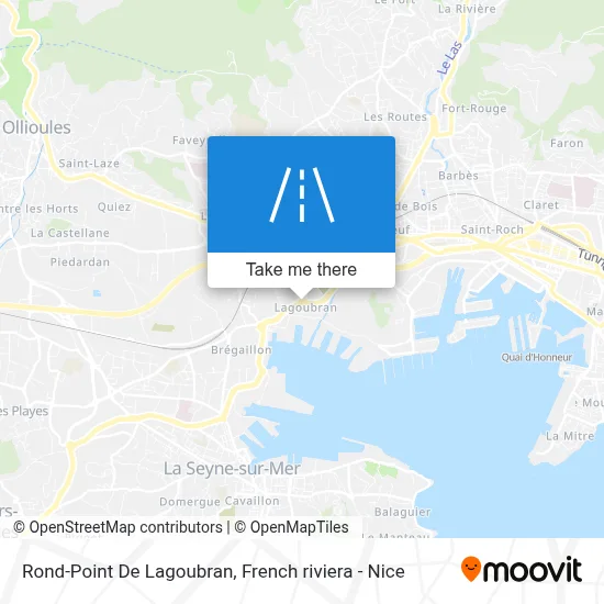 Rond-Point De Lagoubran map