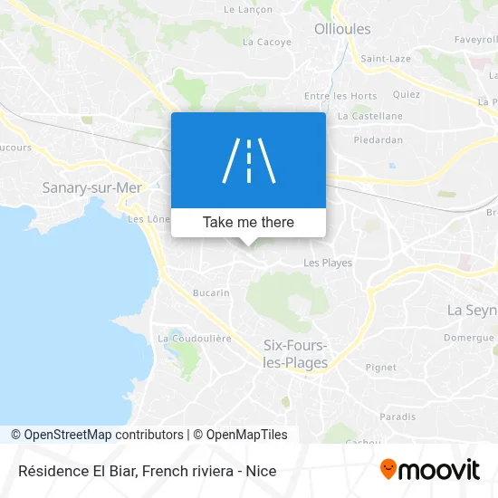 Résidence El Biar map