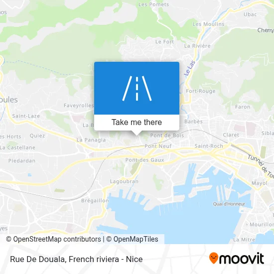Rue De Douala map