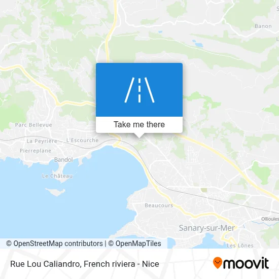 Rue Lou Caliandro map