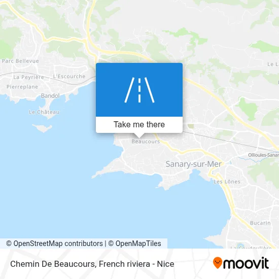 Chemin De Beaucours map