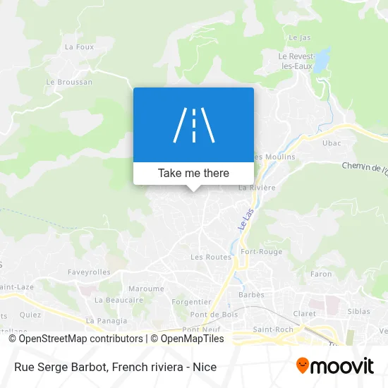 Rue Serge Barbot map