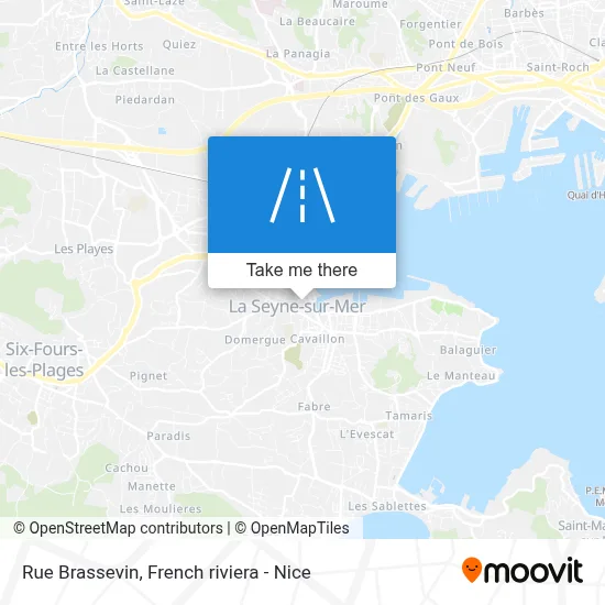 Rue Brassevin map