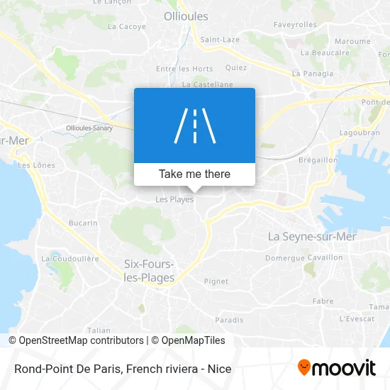Rond-Point De Paris map