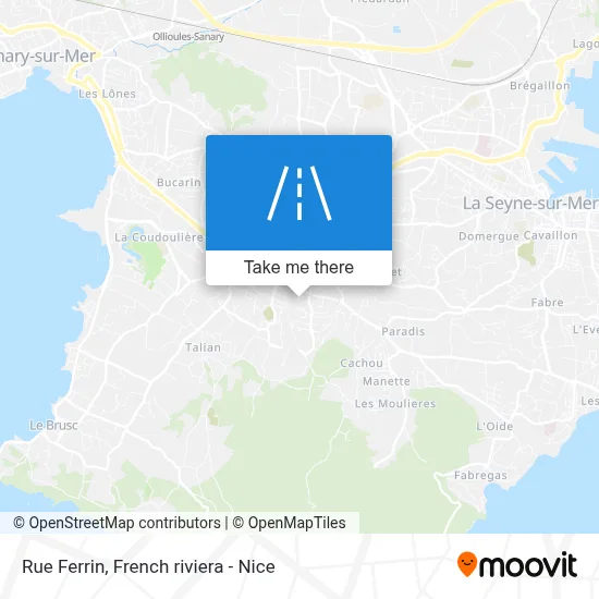 Rue Ferrin map