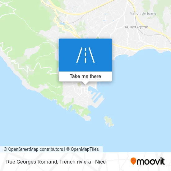 Rue Georges Romand map