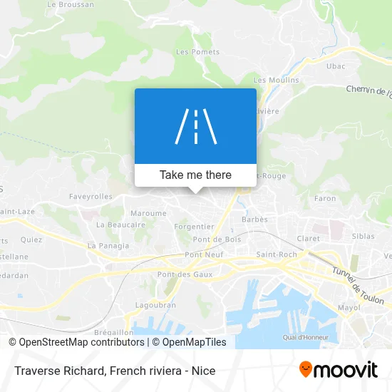 Traverse Richard map
