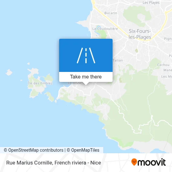 Mapa Rue Marius Cornille