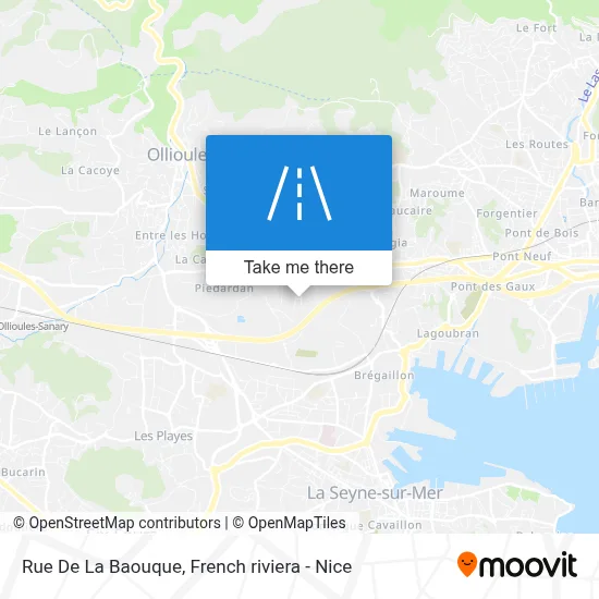 Rue De La Baouque map