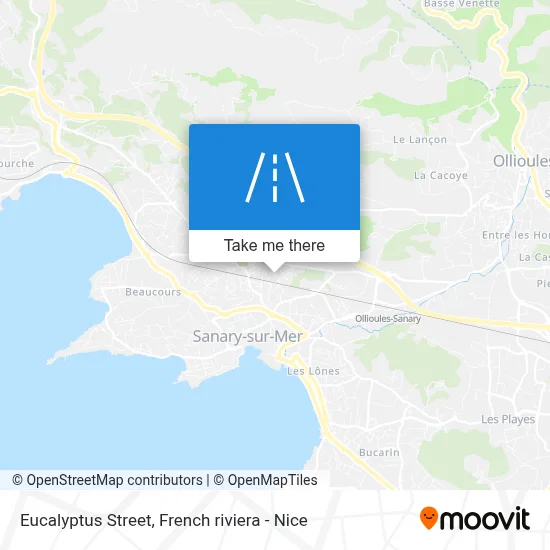 Rue Des Eucalyptus map