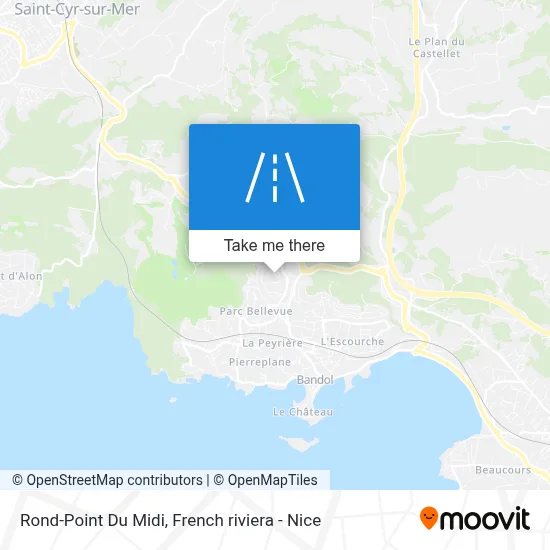 Rond-Point Du Midi map