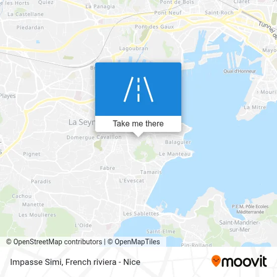 Impasse Simi map