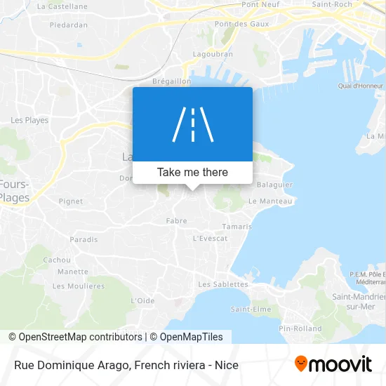 Rue Dominique Arago map