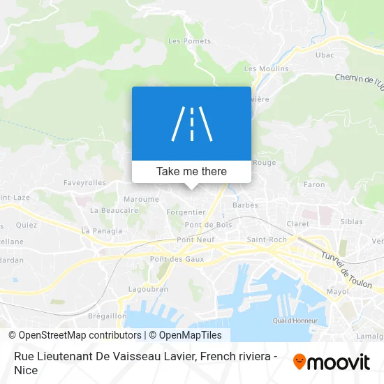 Rue Lieutenant De Vaisseau Lavier map