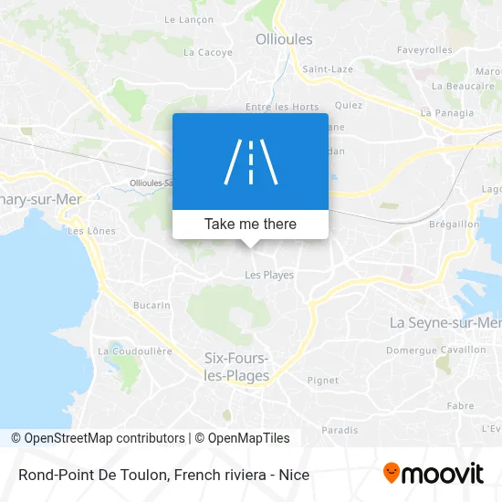 Rond-Point De Toulon map