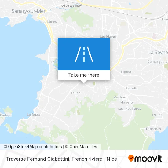 Traverse Fernand Ciabattini map