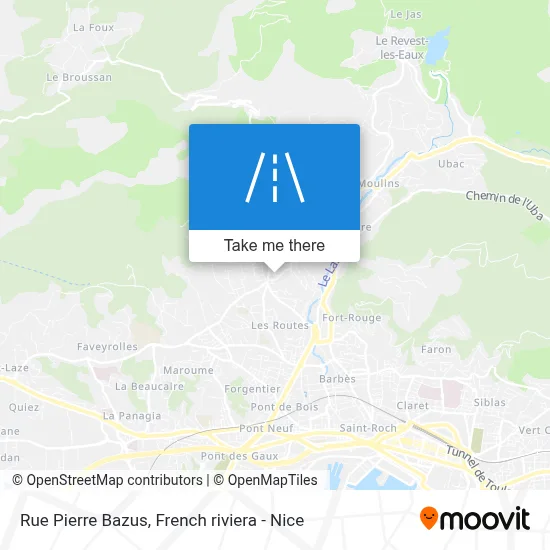 Mapa Rue Pierre Bazus