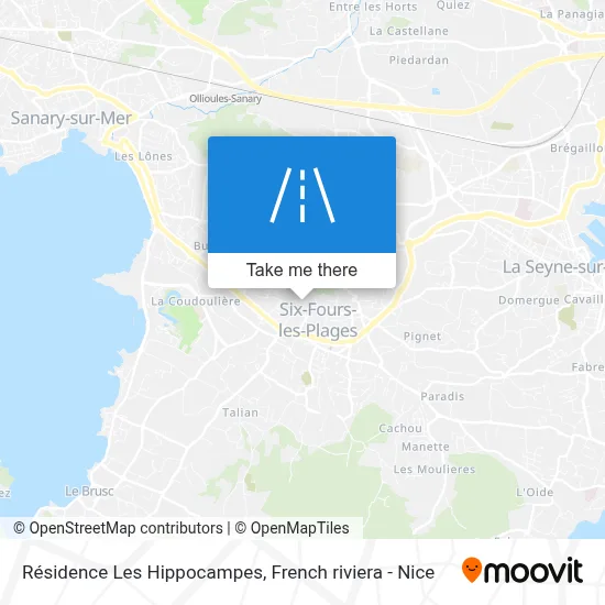 Résidence Les Hippocampes map