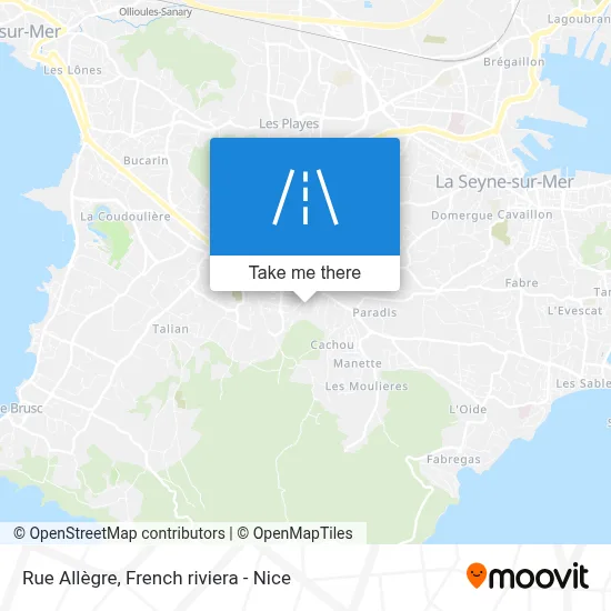 Rue Allègre map