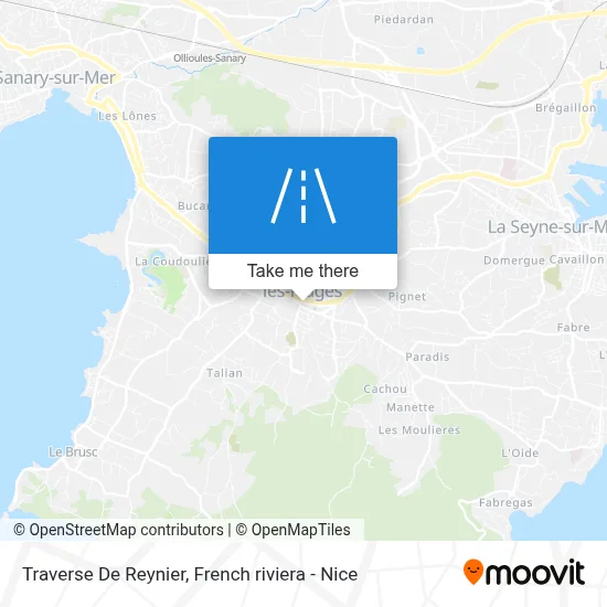 Traverse De Reynier map